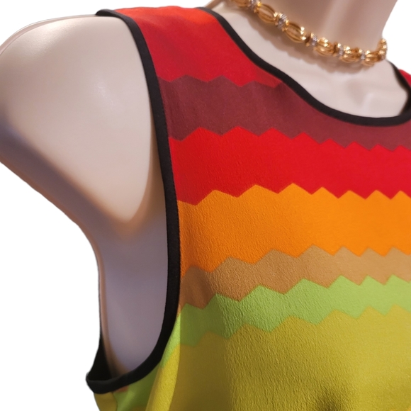 Kensie XS Dress Colorful Sleeveless - Picture 4 of 11